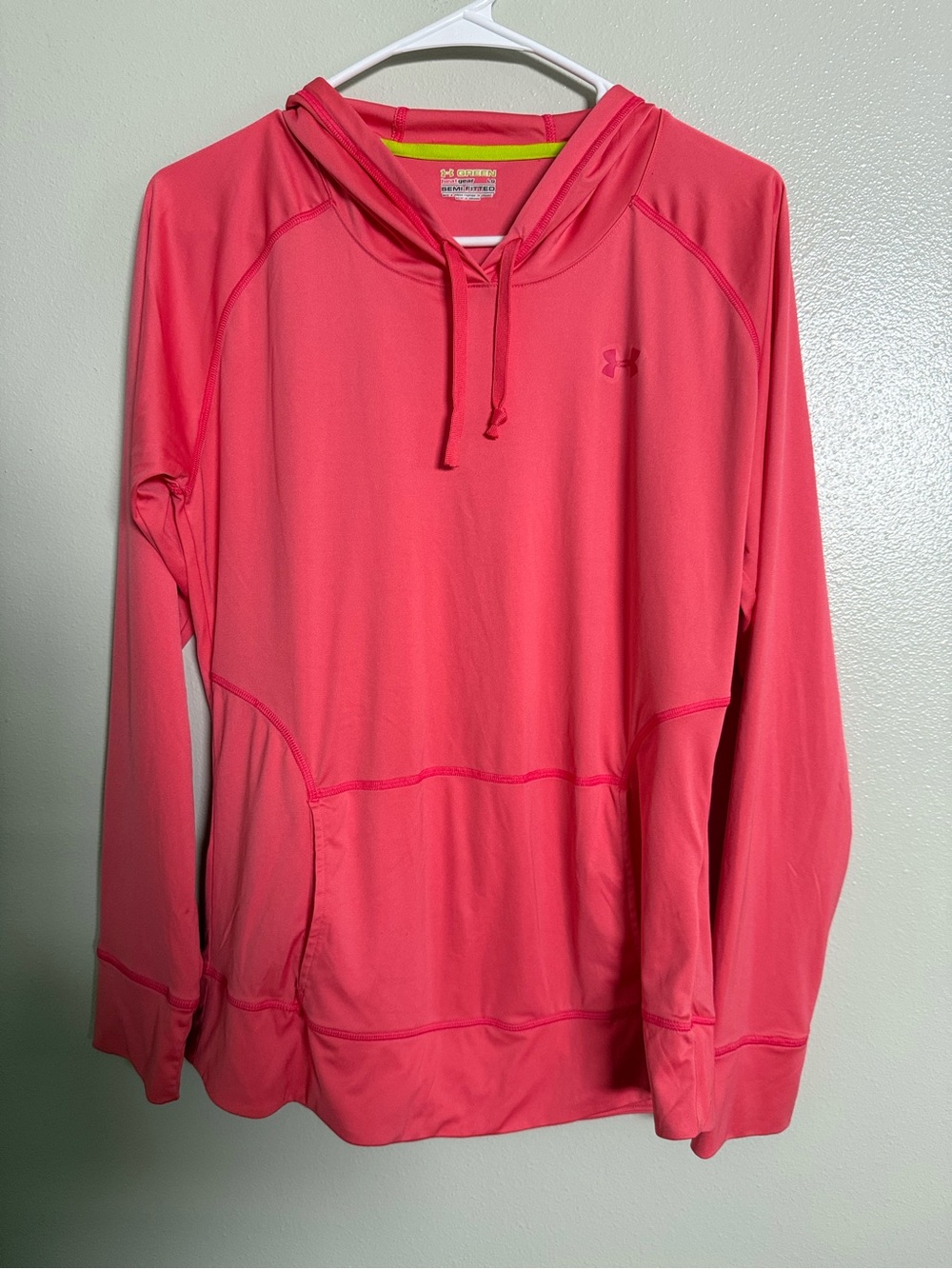 Under Armour Women’s Neon Coral Performance Hoodie
